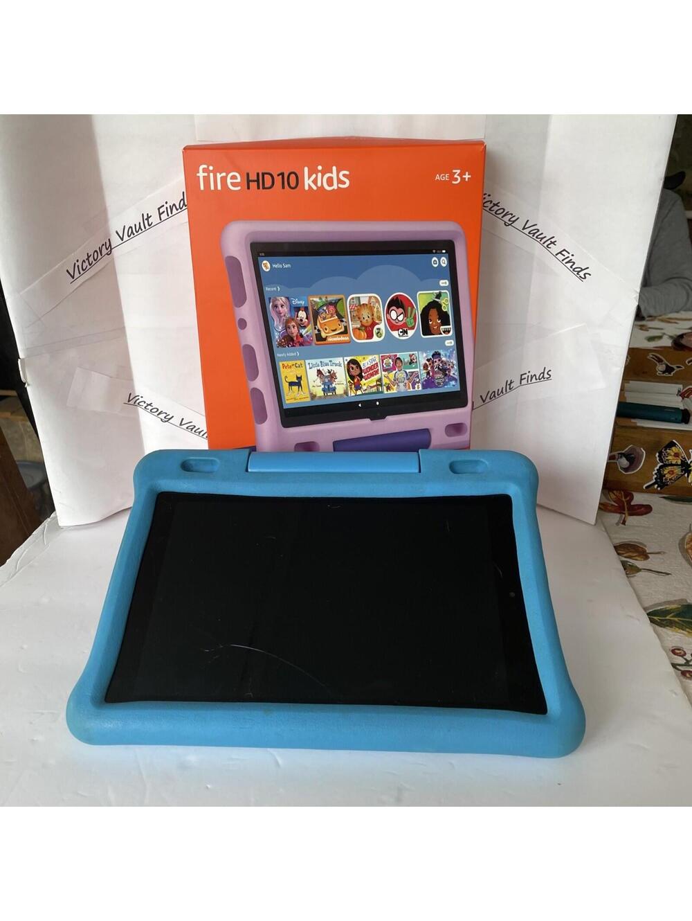 Kids Edition Amazon Fire HD 10 (9th Generation) 32GB, Wi-Fi, 10.1in - Blue